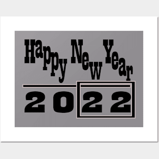 Happy New Year 2022 Posters and Art